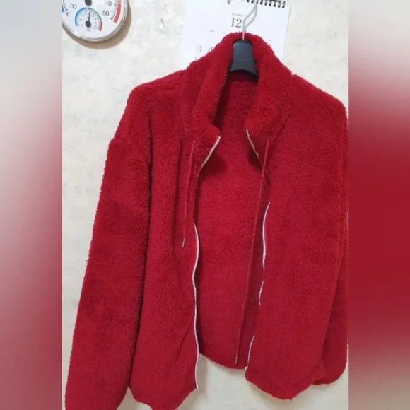 NEW Teddy Coat w/pockets - Picture 4 of 5